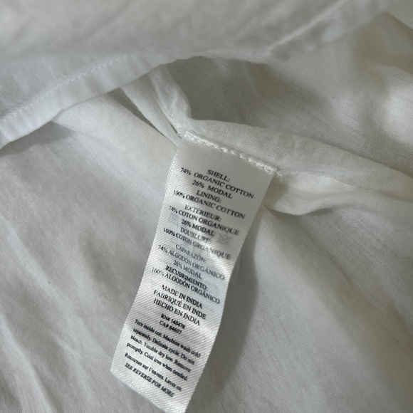 Faherty Marina Seersucker Maxi Dress White, Tiered Boho Maxi Dress, Size Small - Picture 10 of 11